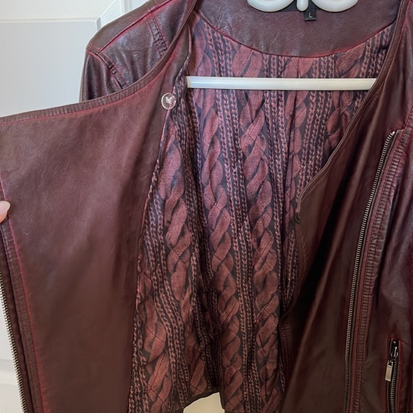 Ness vegan leather moto jacket - Picture 2 of 4